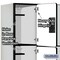 Salsbury Industries 3 Tier Designer Locker, 54"Wx76"Hx21"D, 9 Door, Gray 18-23361GRY - alternate 3